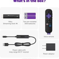 Roku Streaming Stick 4K - HDR & Dolby Vision Roku Streaming Device for TV with Voice Remote & Long-Range Wi-Fi - Free & Live TV - Image 12