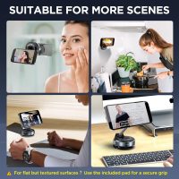 Vacuum Magnetic Phone Holders for Your Car 2026 Suction Cup Phone Mount with Washable Nano Gel Pads 360° Adjustable Phone Mount Unlock More Scenes,Phone Holder for Smartphone&Car/Gym/Mirror - Image 8