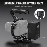 NEEWER Foldable V Mount Battery Plate with Arca Type Quick Release Camera Baseplate, Lightweight DSLR Camera Video Rig Compatible with SmallRig V Mount Battery Cage DJI RS4 RS3 Gimbal, PS015 PRO - Image 2