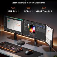 ACEMAGICIAN Kron Mini K1 Mini PC, Ryzen 7 7730U (Upgraded 5825U/7430U) up to 4.5Ghz, 16GB RAM 512GB SSD Micro Computer Support 4K, Desktop PC with WiFi6/BT5.2/Pre Win11Pro, Home Office Casual Gaming - Image 8