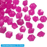 100pcs Glow Rocks 10-15mm Glow Pebbles Decoration in The Dark Luminous Stones Decor DIY Decorative Purple for Garden, Potted Plant, Fish Tank - Image 2