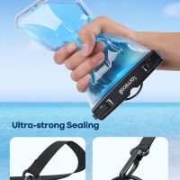 Lamicall Waterproof Phone Pouch Case - [2 Pack][Easy Lock & Heavy Duty] IPX8 Water Proof Cell Phone Dry Bag for Beach, Protector for iPhone 16 15 14 13 12 11 Pro Max Plus XS XR, Galaxy S24 S23, 4-7" - Image 5