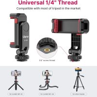 Phone Tripod Mount Holder for iPhone - ULANZI ST-06S Camera Hot 2 Cold Shoe Phone Mount Compatible for iPhone Android Sony Canon DJI Ronin S/SC Zhiyun Gimbals - Image 4