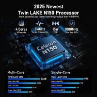 Gaming Laptop, 16 Inch Laptop Computer with Windows 11 Pro, 12th Gen N150 Processor(up to 3.6GHz), 16GB RAM 1TB SSD, Backlit Keyboard, FHD 1920 * 1200, Bluetooth. Dark Blue. - Image 3