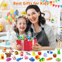 70 Pack Animal Erasers for Kids Bulk Desk Pets Classroom Prizes Treasure Box Toys for Classroom Supplies, 3D Puzzle Mini Erasers Pencil Eraser Back to School Supplies for Kids Party Favors (Random) - Image 7