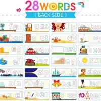 KMUYSL Learning Toys for 2 3 4 5 6 Years Old Boys and Girls - See & Spell CVC Word Builders with Alphabet Cards for Kids, Preschool Learning Activities Toys, Idea Birthday Gifts for Age 2-4 4-6 Kids - Image 4