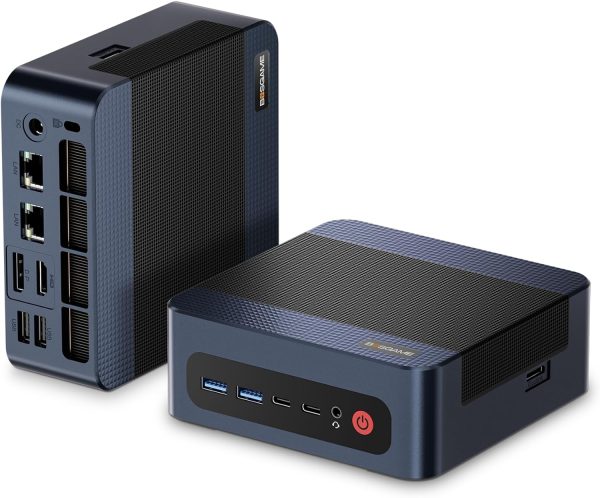 Mini PC M4 AMD Ryzen 7 7840HS, 32GB DDR5 1TB SSD, Win 11 Pro Mini Desktop Computers, Dual 2.5G LAN/USB4/HDMI/DP, WiFi 6/BT 5.2, Gaming & Business Small Form Factor PC