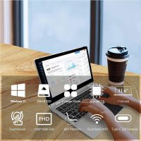 Windows Laptop, 2 in 1 with Touchscreen,11.6 inch FHD Windows 11 Laptops Computer,4GB RAM,256GB SSD Storage,360 Degree Convertible Tablet Intel Celeron J4125 Processor,Webcam,WiFi,Type-C,Silver - Image 4