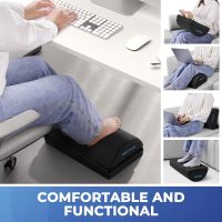 BlissTrends Foot Rest for Under Desk at Work-Versatile Foot Stool with Washable Cover-Comfortable Footrest with 2 Adjustable Heights for Car,Home and Office to Relieve Back,Lumbar,Knee Pain-Black - Image 6