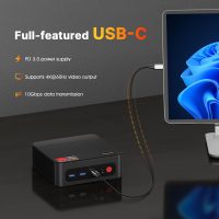 P4 Mini PC, Mini Computers, AMD Ryzen 7 5825U (up to 4.5GHz) Gaming PC, 32GB DDR4 1TB PCIe SSD Desktop Computers, 4K Triple Display, Dual LAN 2.5G, Wi-Fi 6E/BT5.2, for Gaming, Office & Design - Image 6