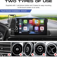 Car Phone Holder for 2023-2025 Honda HR-V Accessories,Adjustable GPS HR-V Phone Mount for 9-inch Screen,Hands-Free Ultra Stable HRV Air Vent Phone Stand - Image 5