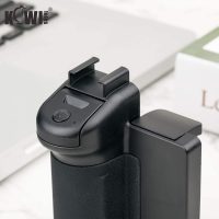 KIWIFOTOS Phone Camera Grip Handle Holder Phone Tripod Mount with Detachable Remote Shutter & Cold Shoe Adapter for iPhone 14 15 16 Pro Max Samsung Smartphone Selfie Vlog Video Shooting, Black - Image 8