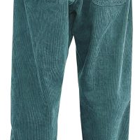 Mens Corduroy Casual Pants Fashion Loose Fit Wide Leg Pants Straight Sweatpants Elastic Waist Drawstring - Image 2