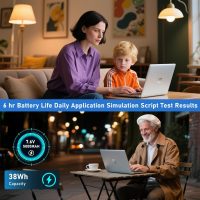 15.6'' Laptop Computer, N4020 Processor Laptops with 8GB RAM, 256GB SSD,15.6 inch FHD 1920 * 1080 Display, WIFI5, BT5.0, Windows 11 Pro - Image 7