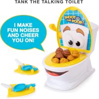 Brybelly The Original Shoot The Poop - Funny Family Game - Fast and Frenzied Flushing Poop Game with Fun Sounds for Kids - Image 3