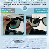 CDEFG for 2026 Honda HR-V Screen Protector Matte 9-Inch Touch Screen Tempered Glass Anti Glare for 2026 Honda HR-V (LX,Sport,EX-L)/ 2025 Acura ADX Accessories Navigation Display Anti-Fingerprint 9H Hardness - Image 4