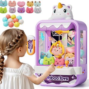 Claw Machine for Kids Girls Boys with Sound, Vending Claw Machines Arcade Game Toys for 3 4 5 6 7 8 Kids Girl, Unicorns Toys for Girls Age 4-6