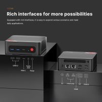 P4 Mini PC Desktop Computers, AMD Ryzen 7 5825U (up to 4.5GHz), 32GB DDR4, 1TB PCIe SSD, Dual LAN 2.5G & Wi-Fi 6E & BT5.2, 4K Triple Display, Compact Silent PC for Gaming, Office, Design - Image 7