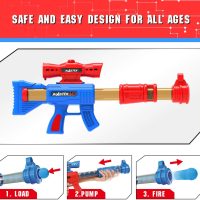YEEBAY Shooting Game Toy for Age 6, 7, 8,9,10+ Years Old Kids, Boys - 2pk Air Guns & Shooting Target & 24 Foam Balls - Ideal Gift - Compatible with Toy Guns - Image 2
