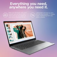 Lenovo Laptop Computers for Home Business Student Study, 15.6" FHD, Intel Processor, 32GB DDR4 RAM, 1TB PCIe SSD, WiFi 6, Bluetooth 5.2, Type-C, Webcam, Numeric Keypad, Cloud Grey, Windows 11 Pro - Image 3