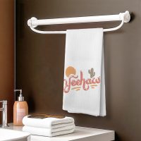 Pink Western Yeehaw Kitchen Towels, Wild West Country Desert Landscape Dish Hand Tea Towels for Kitchen Bathroom, Western Bathroom Decor, 16x24 Inch - Image 3