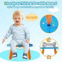 Kikidex Magnetic Drawing Board, Toddler Girl Toys for 1-2 Year Old, Doodle Board Pad Learning and Educational Toys for 1 2 3 Year Old Baby Kids Birthday Gift(Light Blue) - Image 6