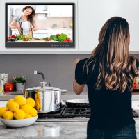 Feihe 19 Inch HD LED Flat Screen TV 1080p IPS Display w/Digital Dual Tuners ATSC/HDMI/VGA/AV/USB, 12 Volt RV TV Built in Dual Speakers Suitable for Kitchen/RV/Caravan and Boat - Image 4