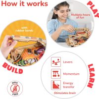 Smartivity DIY Pinball Machine Toy for Ages 8-99 Year Old | Award Winning Arcade Game for Boys & Girls | Birthday Gift Ideas for Kids & Adults | STEM Toys I Fun Family & Party Game - Image 3