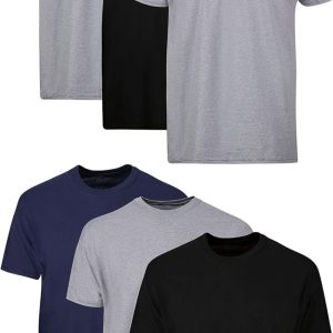 Hanes T-Shirt Pack, Stay-Tucked Cool & Breathable Cotton Tees, Best Undershirts for Men
