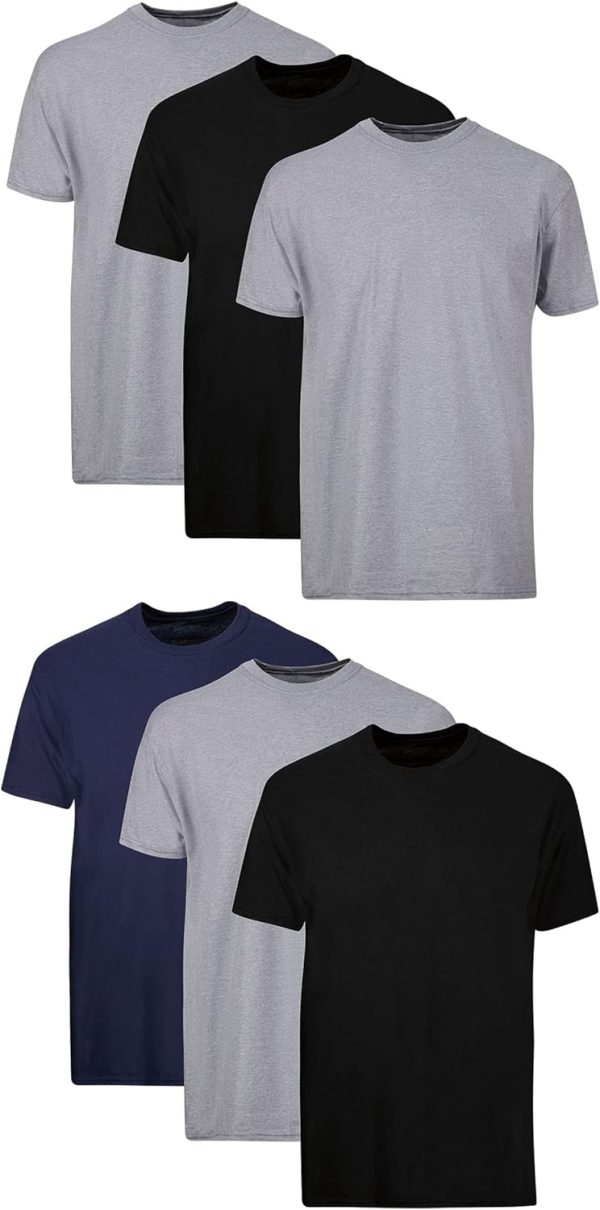 Hanes T-Shirt Pack, Stay-Tucked Cool & Breathable Cotton Tees, Best Undershirts for Men