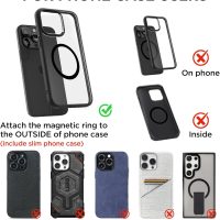 Vacuum Magnetic Phone Holders for Your Car 2026 Suction Cup Phone Mount with Washable Nano Gel Pads 360° Adjustable Phone Mount Unlock More Scenes,Phone Holder for Smartphone&Car/Gym/Mirror - Image 9