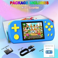 Handheld Games for Kids Preloaded 218 Retro Video Games, Portable Gaming System with 3.0" Screen Rechargeable Battery, Mini Travel Electronic Toy Birthday Gifts for Boys Girls (Blue) - Image 7