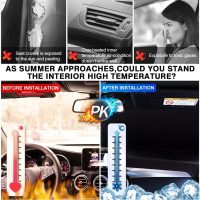 KUST Windshield Sun Shade for Honda HR-V Accessories 2023-2024 2025 2026 HRV Sunshade Window Sun Visor Protector Foldable Blocks UV Rays Keep Car Cooler - Image 3