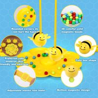 Fun Family Games for Kids and Adults,Funny Family Night Party Board Games 2025 for Kids Ages 4 and up,Boardgames for Outdoor Backyard Travel Camping,Bee Magnetic Toy Magnet Game with String - Image 4