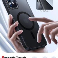 LeYi Magnetic for iPhone-11 Phone Case Compatible with MagSafe [ Screen Protector+ Camera Cover] Funda Para ipone 11case Military Grade Protective Translucent Matte Cases for i Phone 11 iphone11,Black - Image 2