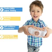 Pop The Target! Handheld Speed Push Game Machine: A Fun Multiplayer Game for Family. Sensory Fidget Toy Christmas Toys Gifts for 6 7 8 9 10 11 12 Years Old Kids Road Trip Car Games Kids White - Image 2