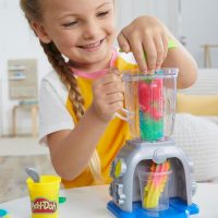 Play Doh Swirlin' Smoothies Toy Blender Playset, Play Kitchen Appliances, Kids Arts and Crafts Toys for 3 Year Old Girls and Boys and Up - Image 8