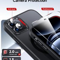 LeYi Magnetic for iPhone-11 Phone Case Compatible with MagSafe [ Screen Protector+ Camera Cover] Funda Para ipone 11case Military Grade Protective Translucent Matte Cases for i Phone 11 iphone11,Black - Image 5