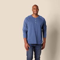 Amazon Essentials Long Sleeve Shirt for Men, Regular-Fit Henley, Available in Big & Tall - Image 6