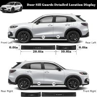 4PCS Car Door Edge Guards Door Sill Protector for Honda 2023-2025 2026 HRV HR-V Accessories ABS Plastic Material Matte Black Car Door Threshold Protection - Image 5