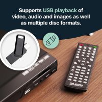 2025 Model HDMI DVD Player for TV | 1080P Region Free DVD-Players for Smart TV | Mini DVD Player with USB, CD & MP3 | HDMI Cable, RCA Cable & Remoted Control | MAJORITY DVD - Image 5