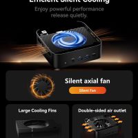 ACEMAGICIAN Kron Mini K1 Mini PC, Ryzen 7 7730U (Upgraded 5825U/7430U) up to 4.5Ghz, 16GB RAM 512GB SSD Micro Computer Support 4K, Desktop PC with WiFi6/BT5.2/Pre Win11Pro, Home Office Casual Gaming - Image 9