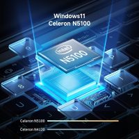 ALLDOCUBE 15.6" Laptop 12GB RAM+256GB SSD GTBook 15, Windows 11 System, Intel Celeron N5100 Quad-core Chip, FHD IPS 1920x1080 Display, Dual Microphone & Speaker, 2.4G+5G WiFi, 10000mAh Battery - Image 2