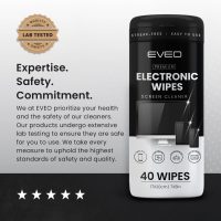 Electronic Wipes Screen Cleaner Streak-Free [2 Pack x40] Computer Screen Wipes, TV Screen Cleaner Wipes, Monitor Wipes for Smart TV, Laptop, iPhone, ipad and more - [Microfiber Cloth + 80 Wipes] - Image 7