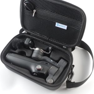 Skyreat Osmo Mobile 7P Case,PU Leather Portable Storage OM 7P Case Shoulder Bag for DJI OM 7 /7P Smartphone Gimbal Stabilizer Accessories
