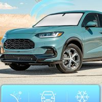 Sun Shade for HRV Windshield Sunshades Cover for 2021-2023 2024 2025 2026 Honda HR-V LX Sport EX EX-L Accessories Foldable Front Window Shields Protector Sun Visor Blocks UV Rays - Image 4