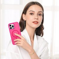 BENTOBEN Magnetic for iPhone 13 Pro Case [Compatible with Magsafe] Translucent Matte 13 Pro Phone Case Slim Thin Shockproof Women Men Girls Boys Protective Cover Cases for iPhone 13 Pro 6.1", Hot Pink - Image 9