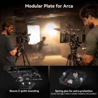 SMALLRIG Foldable V Mount Battery Plate, Tool-Free, All-in One Mounting Solution for Mirrorless/DSLR Cameras, with Modular Plate for Arca, Compact Camera Video Rig, for NEEWER V Mount Battery PS099E - Image 4
