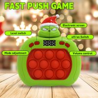 Quick Push Bubble Game,POP Toy Fast Push Game,Quick Push Pop Fidget Toys for Kids 3-12 Years Old,6 Game Mode Upgrades,Handheld Puzzle Games for Halloween and Christmas,Sensory Toys (Unicorn) - Image 3