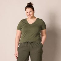 Amazon Essentials Women's Regular-Fit Short-Sleeve V-Neck T-Shirt, Multipacks - Image 6